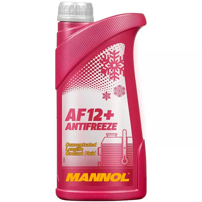 Антифриз Mannol Longlife AF12+ -40°C розовый 1л (MN4112-1)