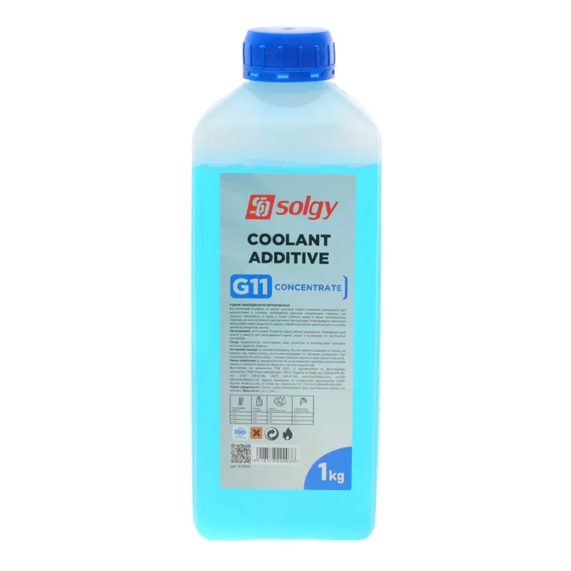 Концентрат антифриза SOLGY BLAU G11 синий 1л (503003)