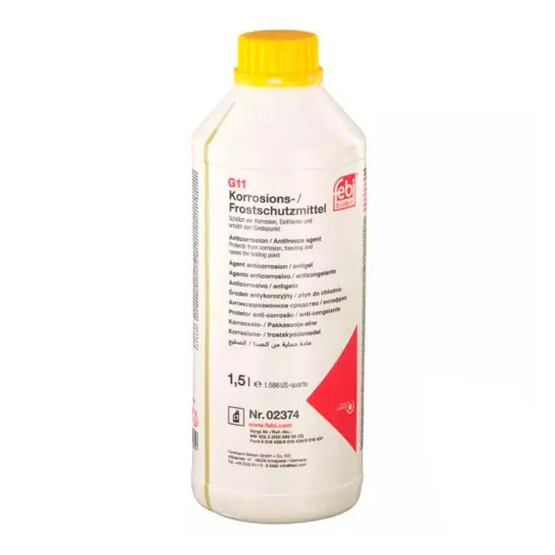 Антифриз Febi Bilstein G11 -80°C жовтий 1,5л (02374)