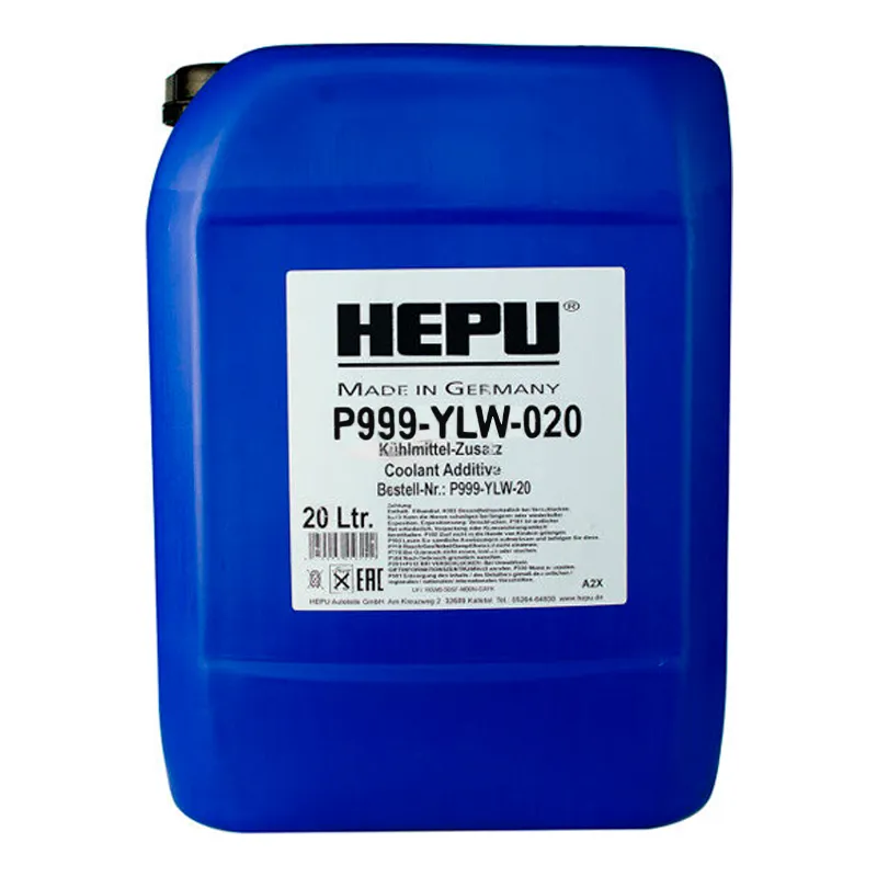 Антифриз HEPU G11 -35°С желтый 20л (P999-YLW-020)