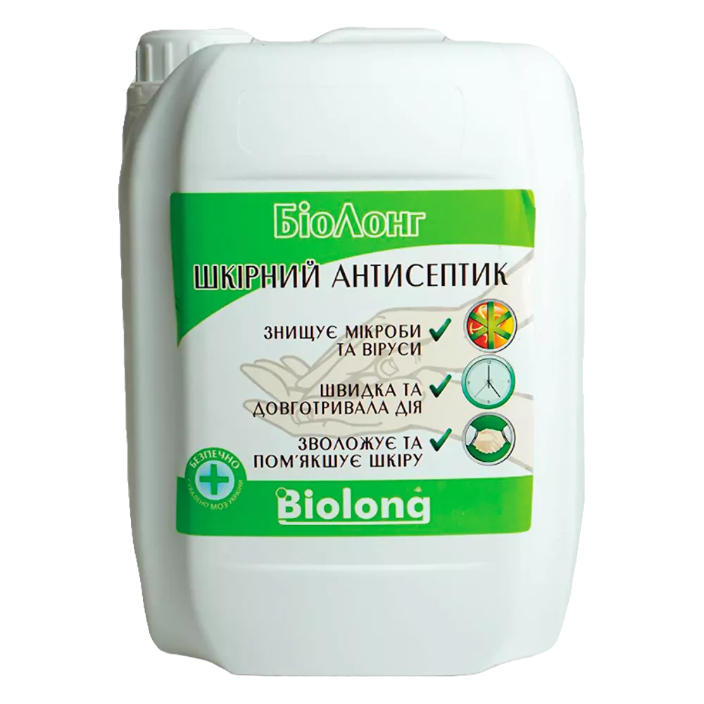 Шкірний антисептик BIOLONG 5л (650149) Шкірний антисептик BIOLONG 5л (650149)