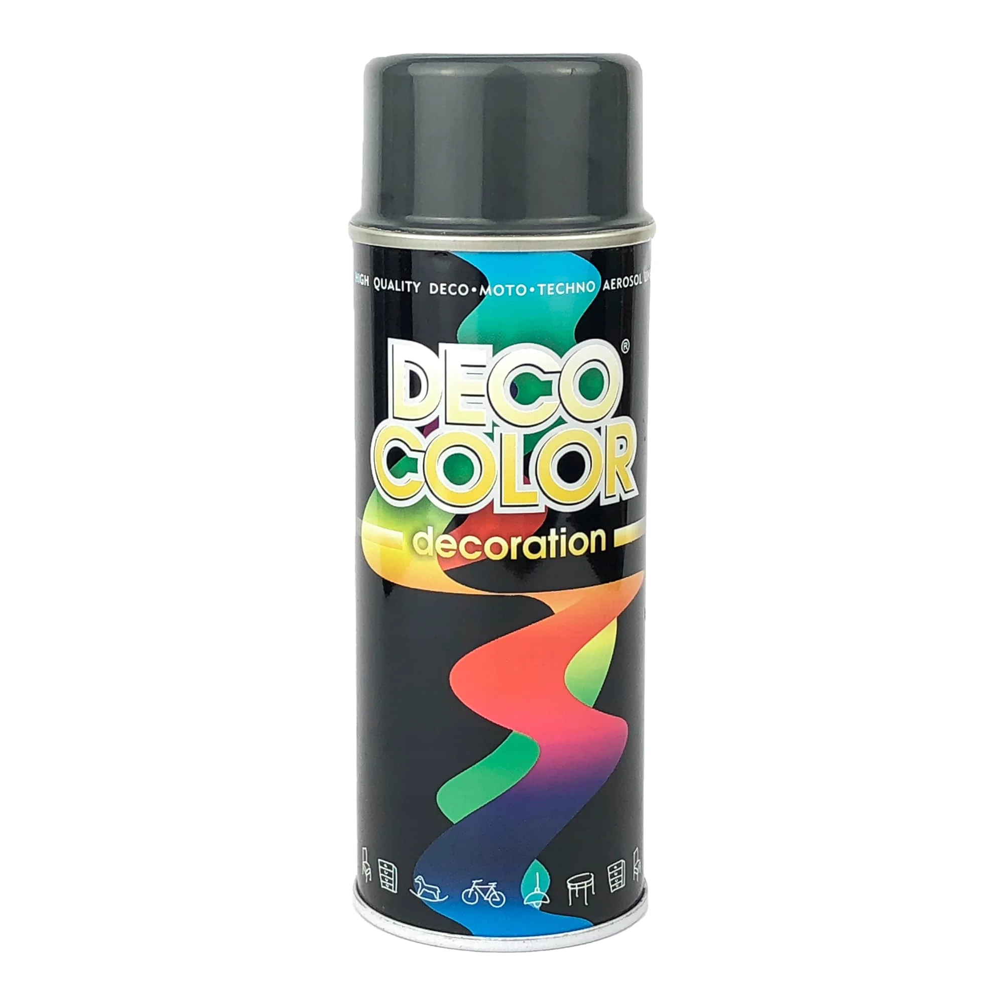 Краска аэрозольная DecoСolor RAL7016 антрацит 400мл (39721283) (721283)