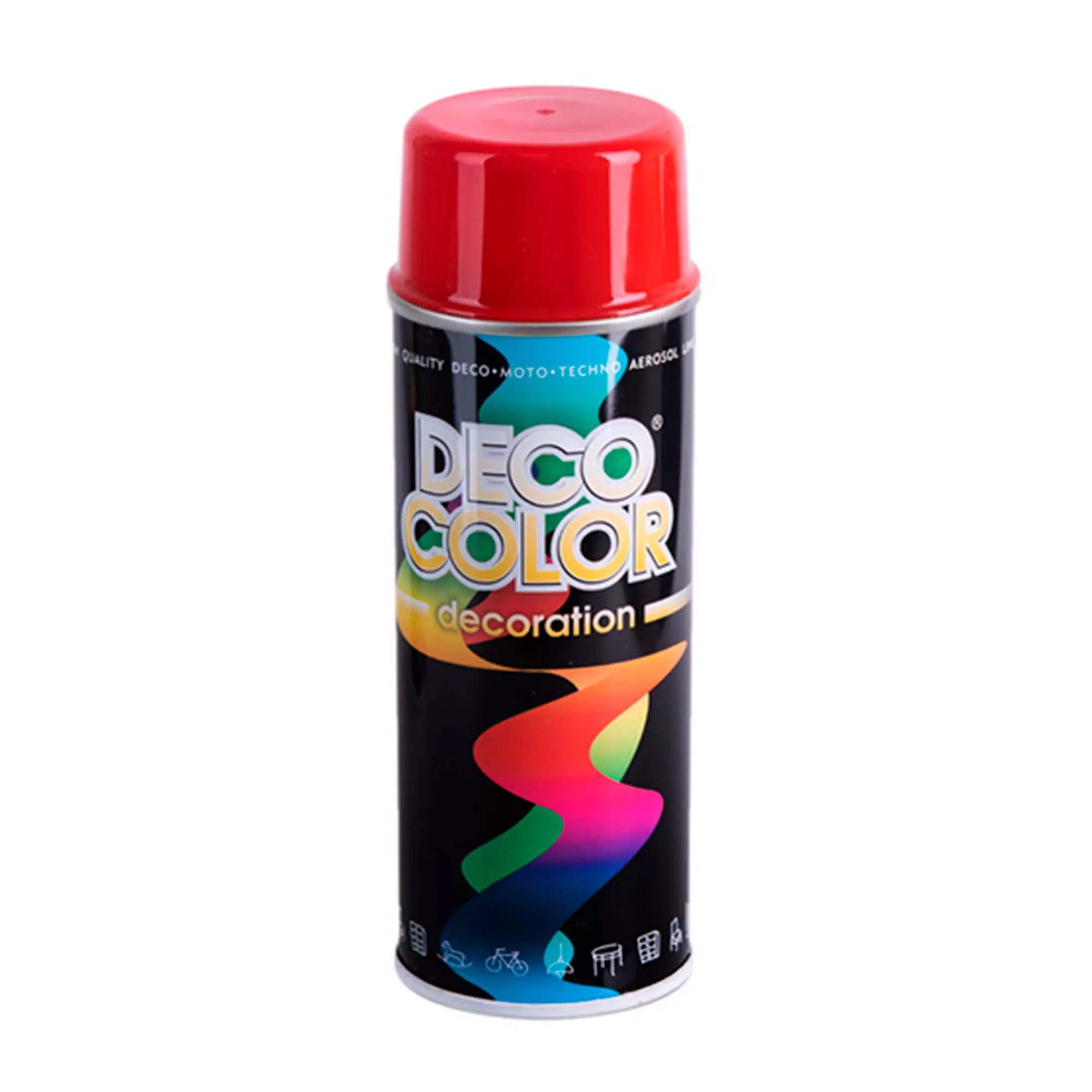 Фарба Deco Color Decoration червоний вогонь 400мл (RAL3000/721238) Фарба Deco Color Decoration червоний вогонь 400мл (RAL3000/721238)