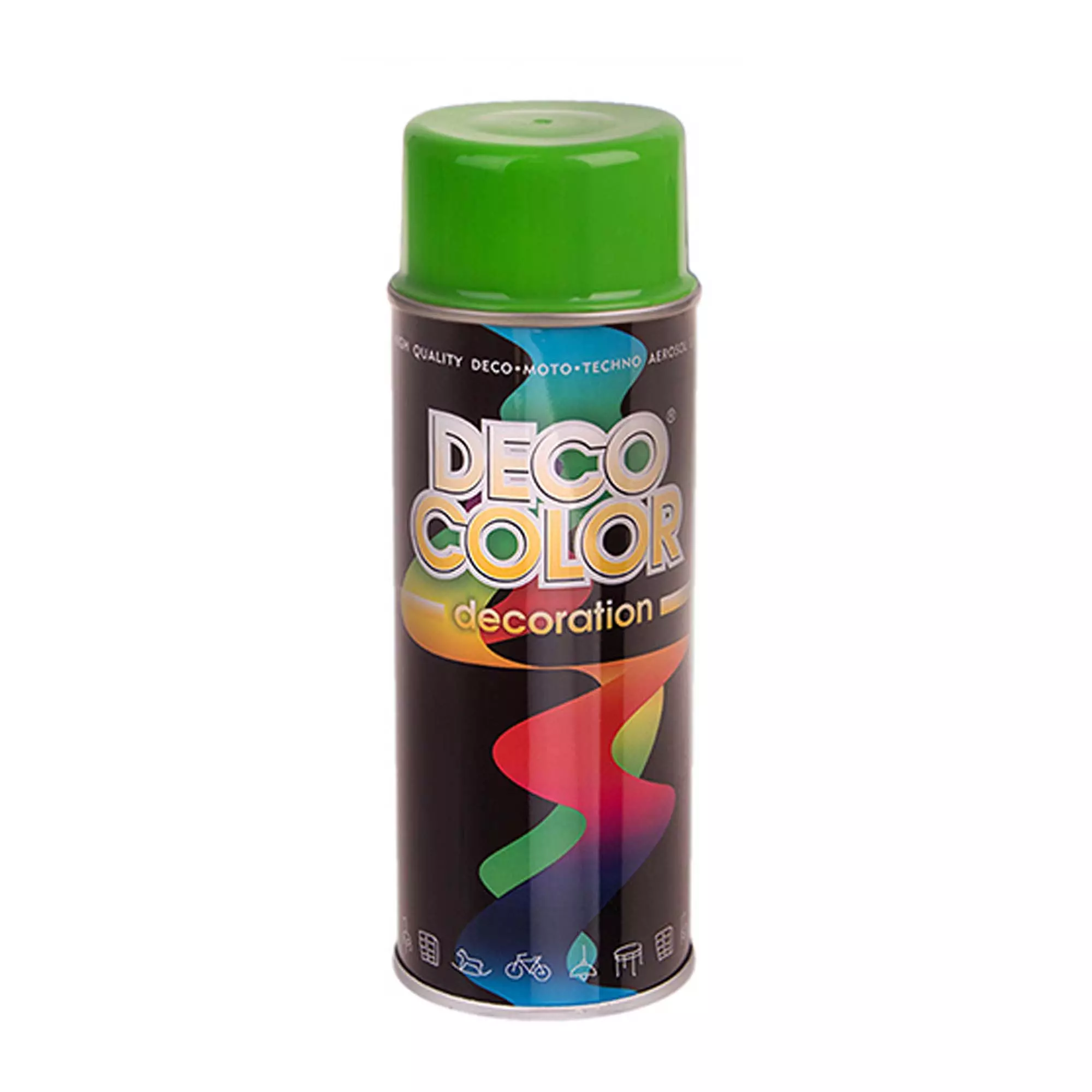 Фарба Deco Color Decoration світло-зелений 400 мл (RAL6018/721276) Фарба Deco Color Decoration світло-зелений 400 мл (RAL6018/721276)