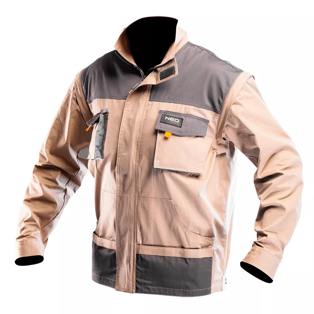 Куртка рабочая NEO со съемными рукавами, бежевая (81-310-L)