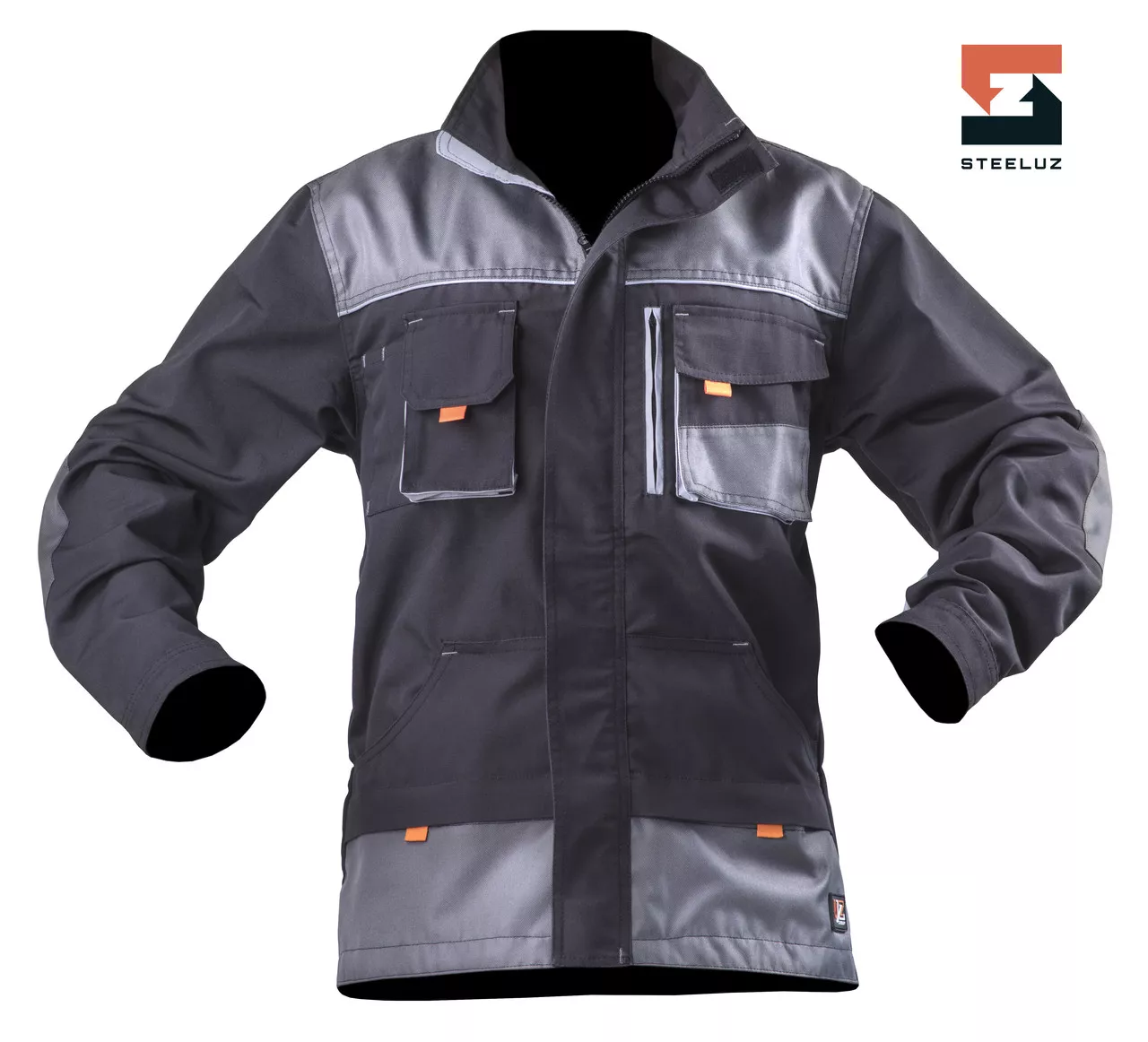Куртка "STEELUZ" серая, размер XL (56-58), рост 170-176