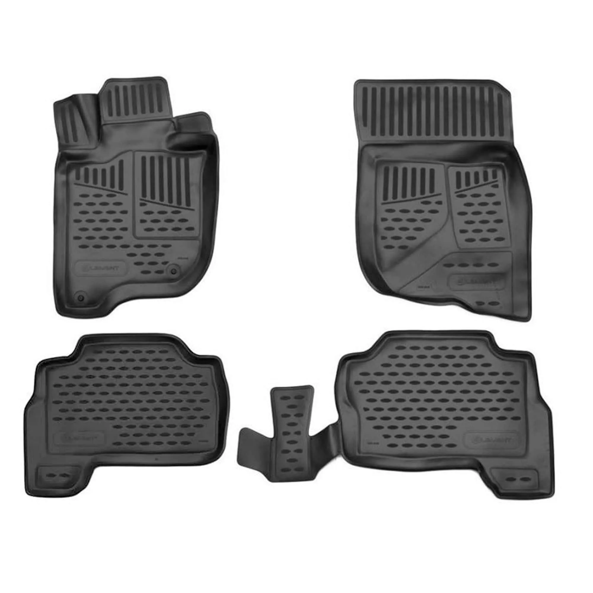 L48059 Коврики 3D в салон MITSUBISHI Pajero Sport, 2016->, 4 шт. (полиуретан)