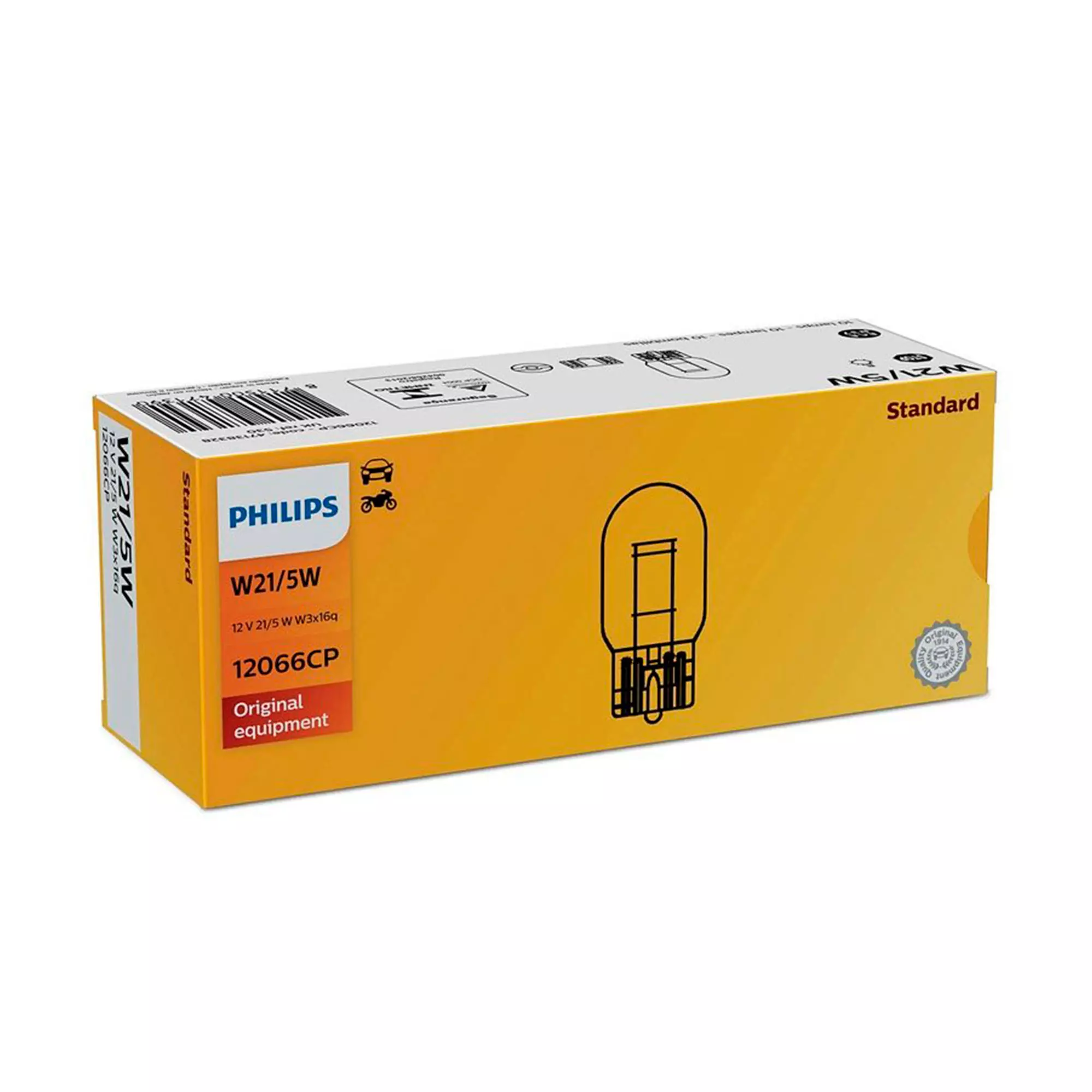 Лампа Philips Standard W21/5W 12V 5/21W 12066