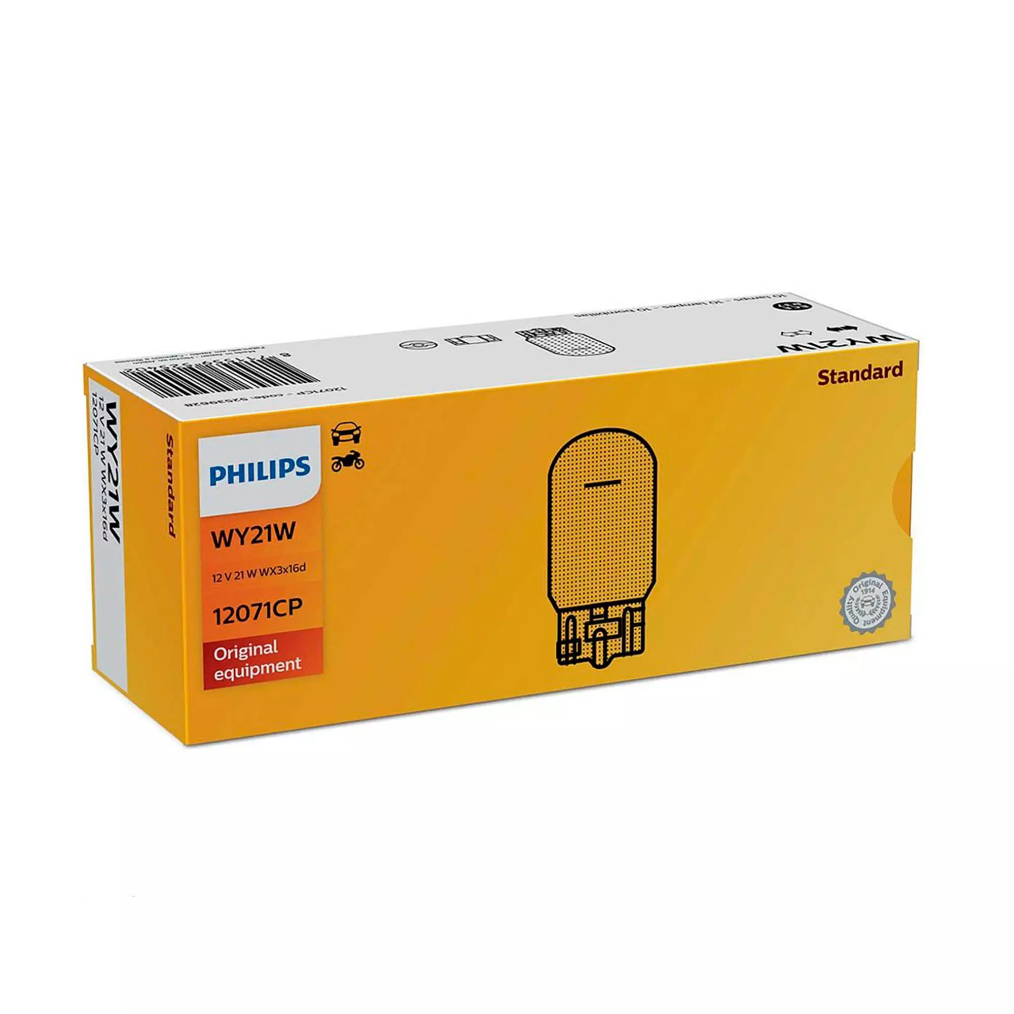 Лампа Philips Vision WY21W 12V 21W 12071CP