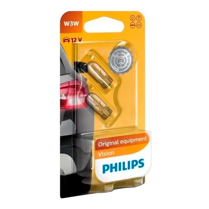 Лампа Philips Vision W3W 12V 3W 12256B2
