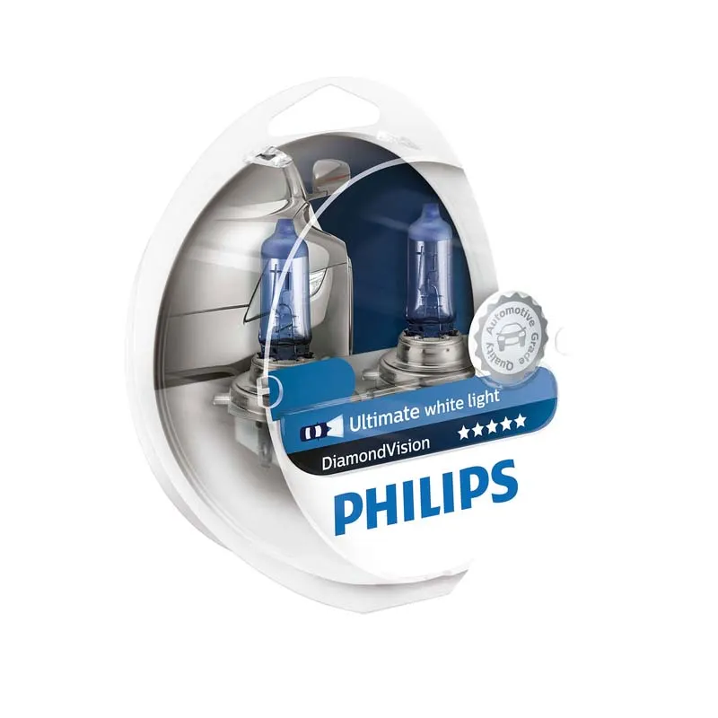 Лампа Philips DiamondVision H1 P14,5s 55W синяя 12258DVS2