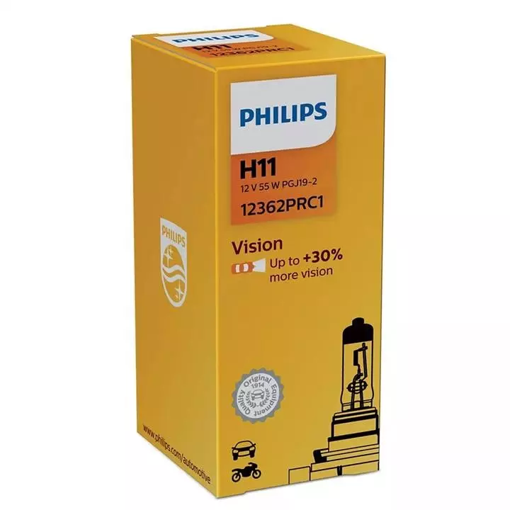 Лампа Philips Vision H11 12V 55W 12362PRC1