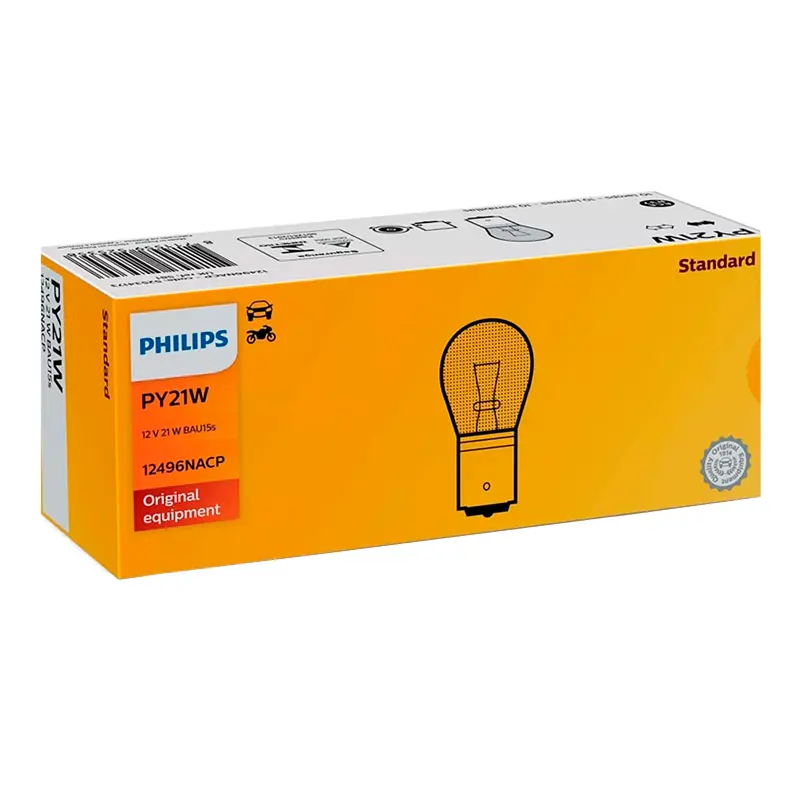 Лампа Philips Vision PY21W 12V 21W 12496