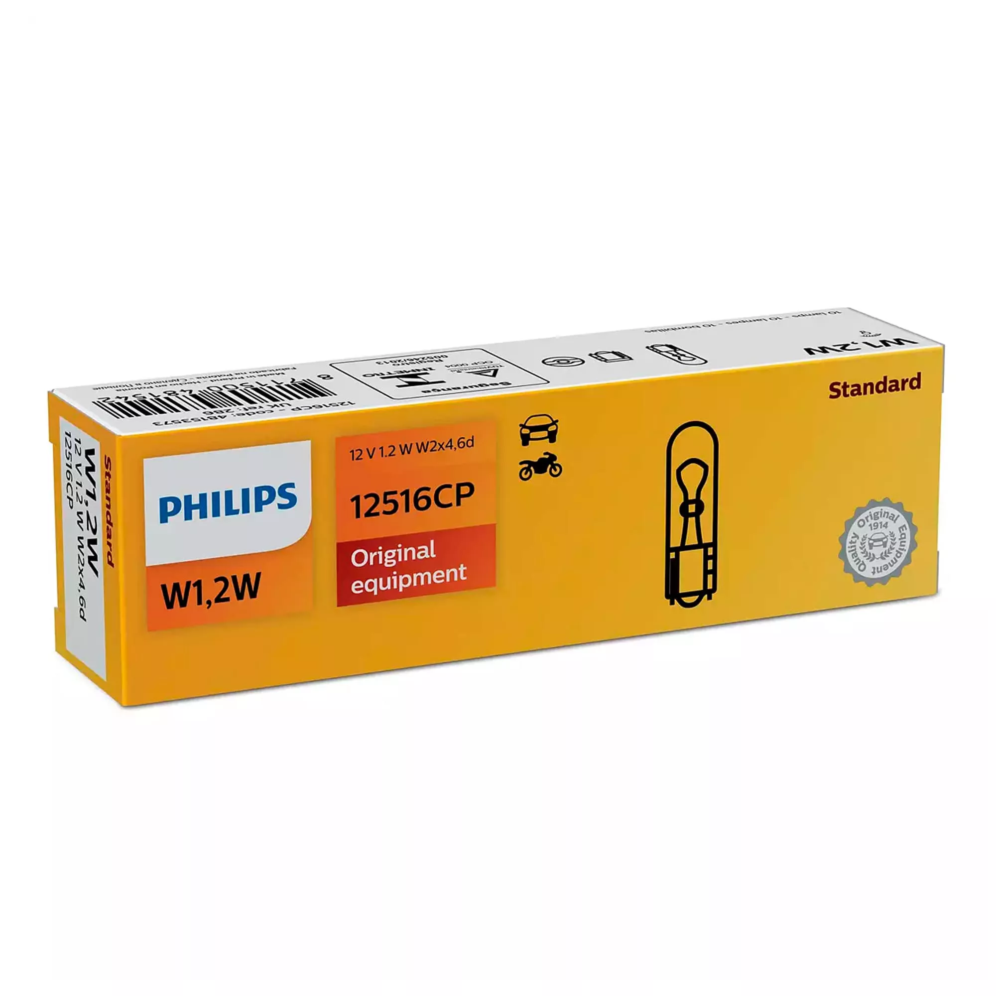 Лампа Philips Vision W1,2W 12V 1,2W 12516CP