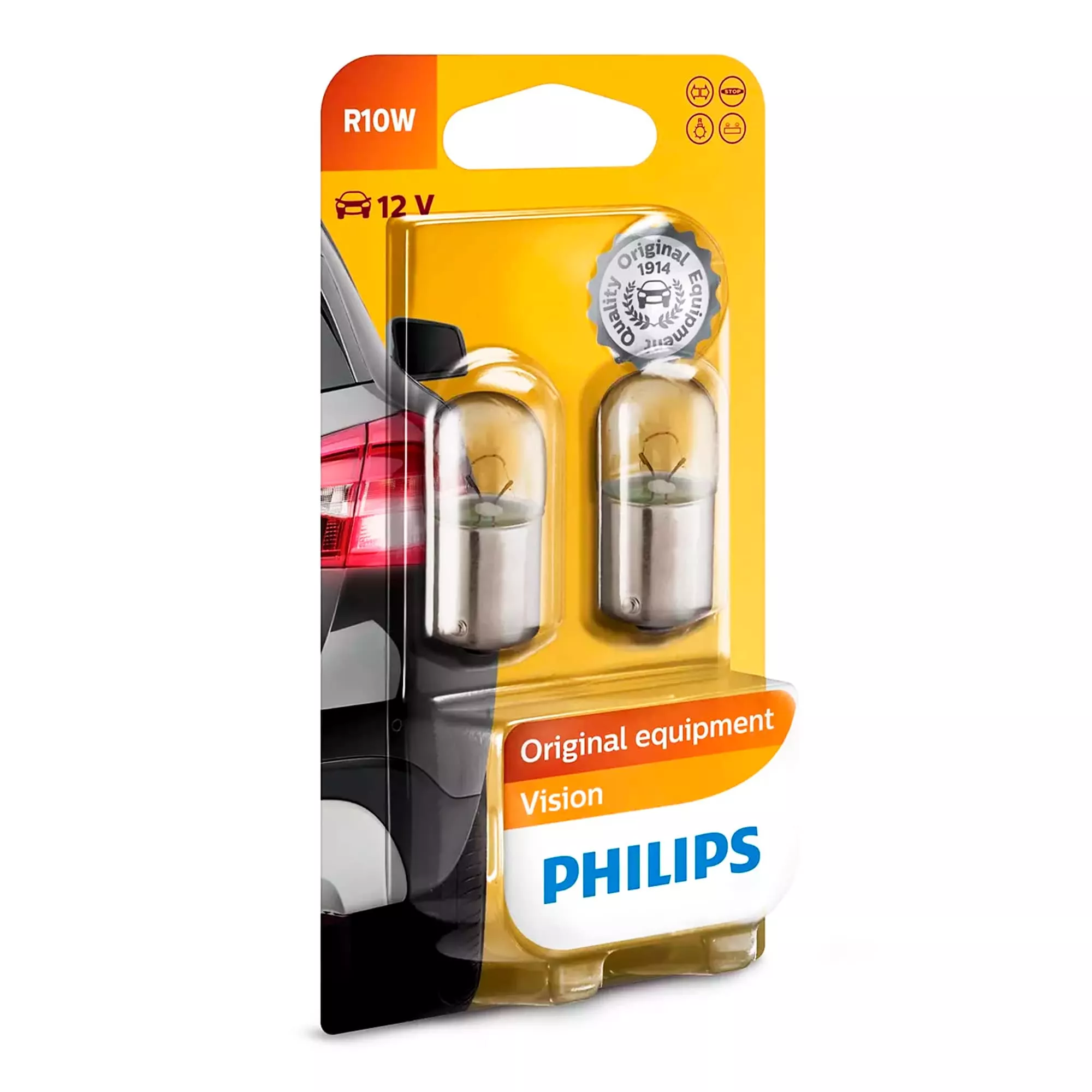 Лампа Philips Vision R10W 12V 10W 12814B2