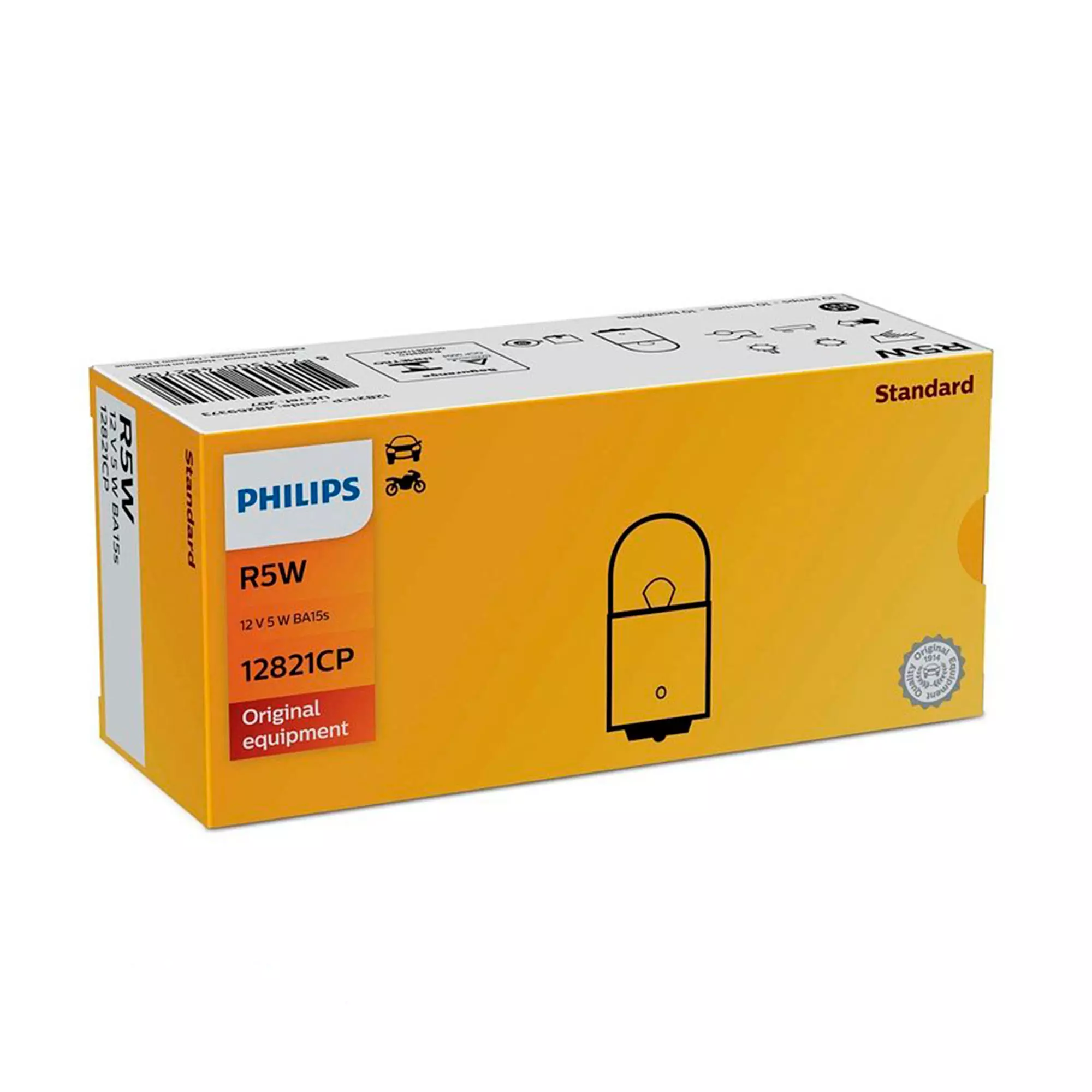 Лампа Philips Vision R5W 12V 5W 12821