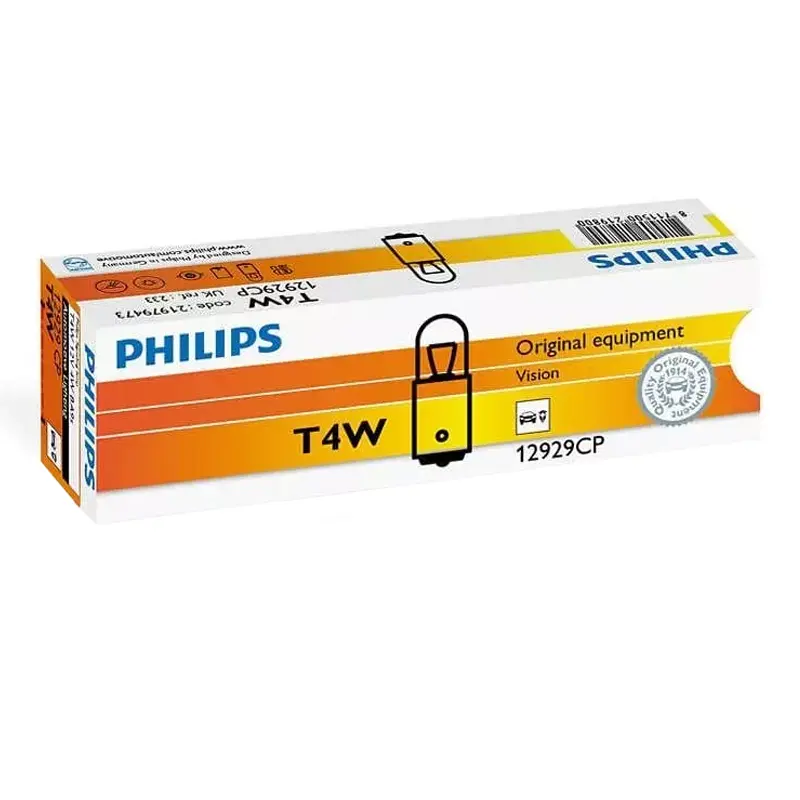 Лампа Philips Vision T4W 12V 4W 12929CP