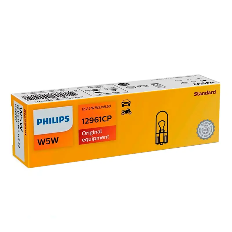 Лампа Philips Vision W5W 12V 5W 12961