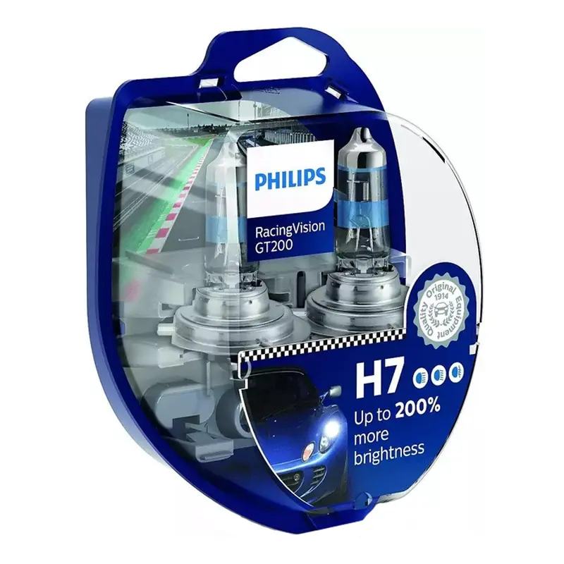 Лампа Philips Racing Vision GT200 H7 12V 55W 12972RGTS2
