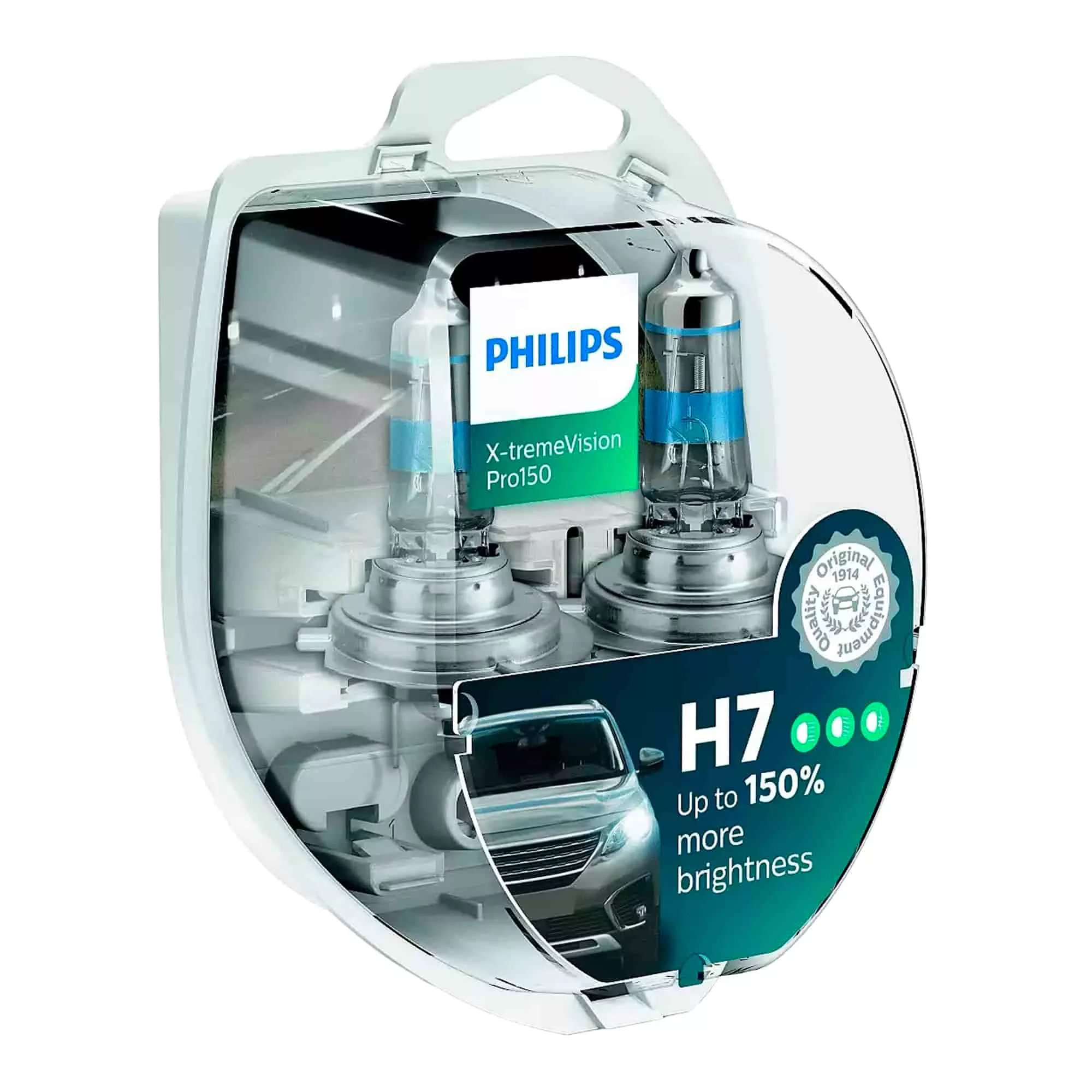 Лампа Philips X-tremeVision Pro150 H7 12V 55W 12972XVPS2