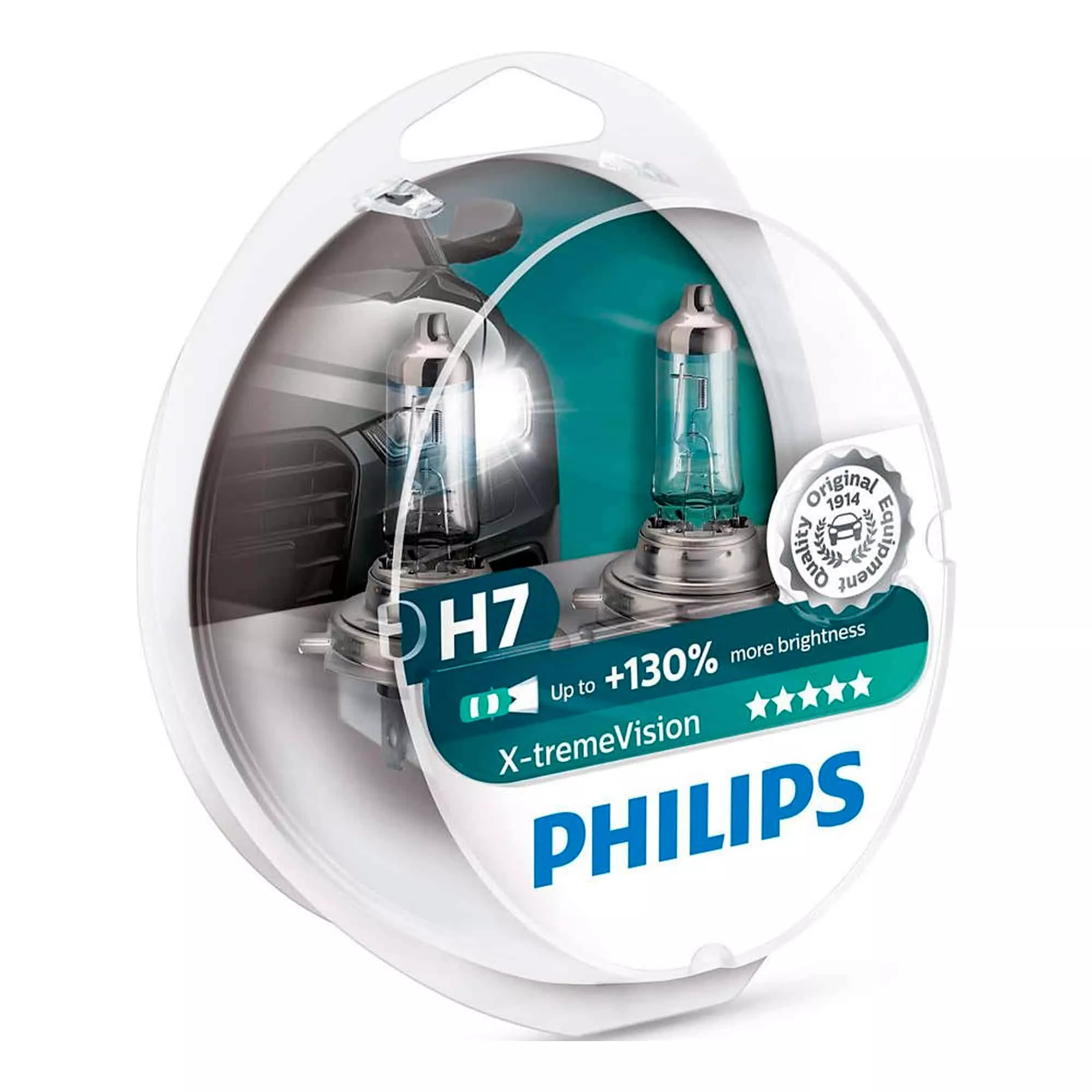 Лампа Philips X-tremeVision H7 12V 55W 12972XV