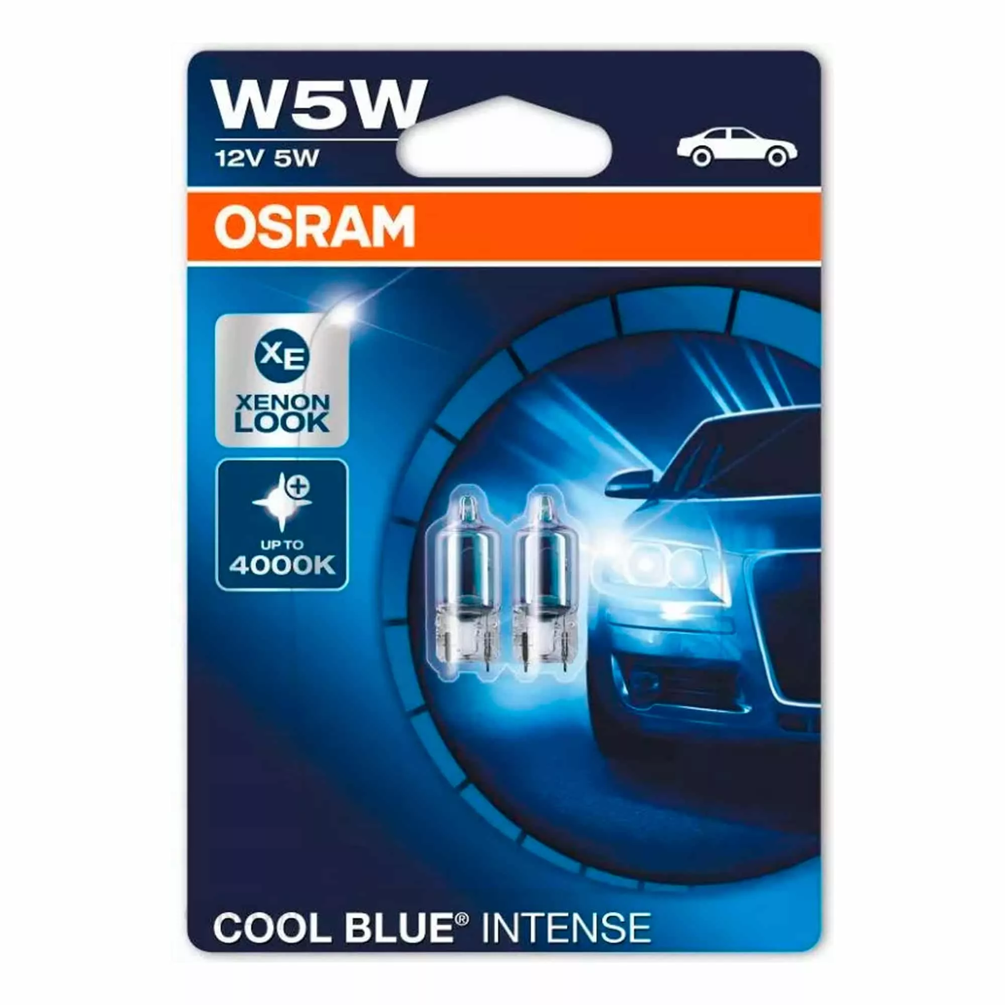Лампа Osram Cool Blue Intense W5W 12V 5W 2825HCBI02B