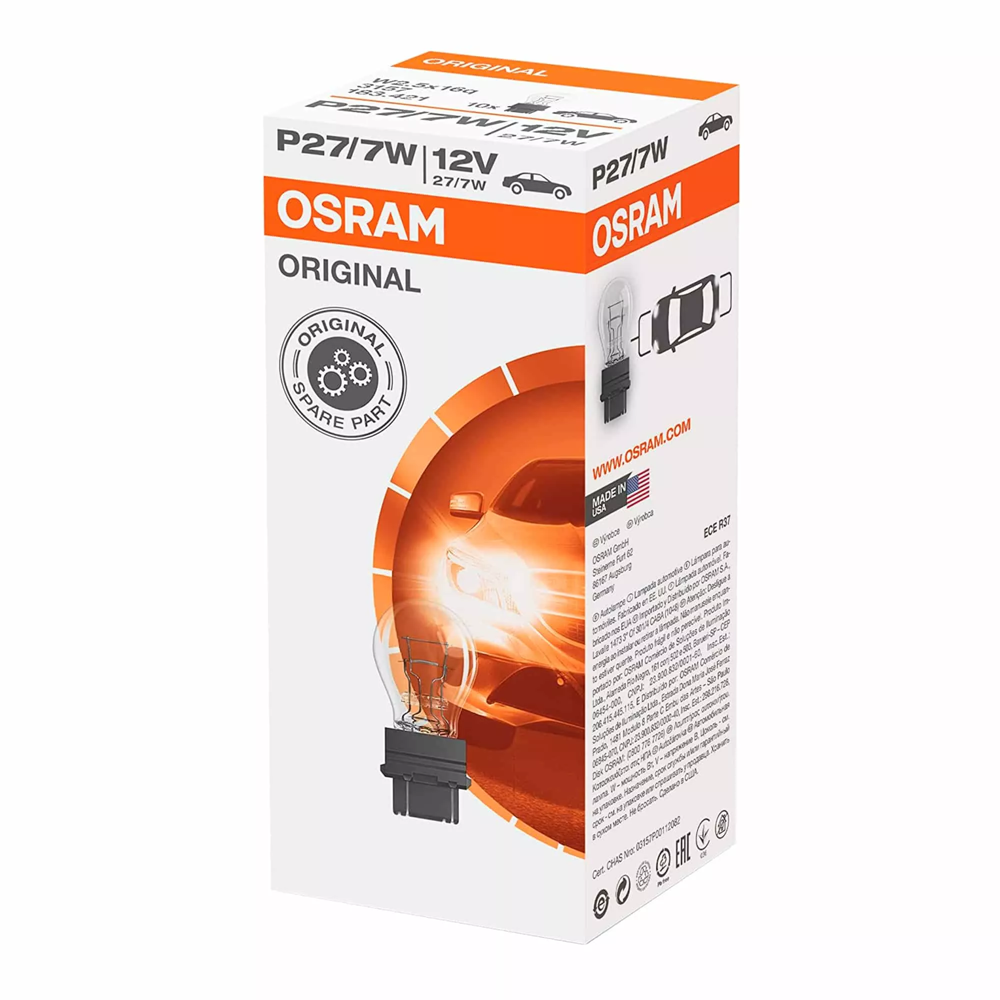 Лампа указателя поворотов OSRAM 3757AK на Dodge DURANGO