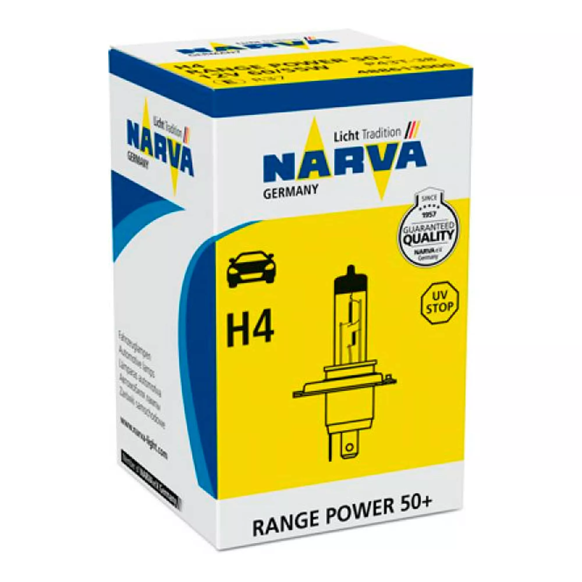 Лампа 48861 H4 12V 60/55 W P43t RANGE POWER +50%