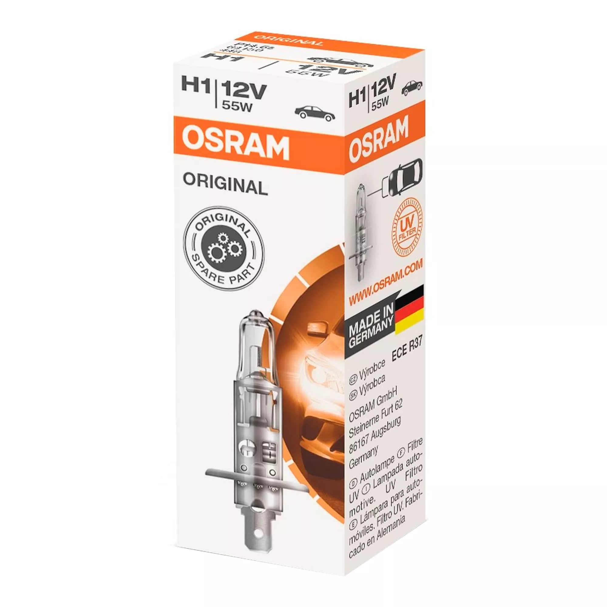 Лампа ближнего света OSRAM 64150 на Mazda MPV