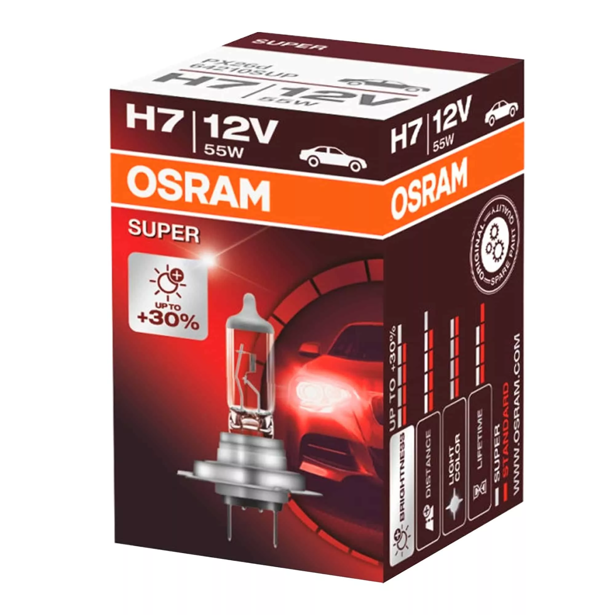 Лампа Osram Super H7 12V 55W 64210SUP