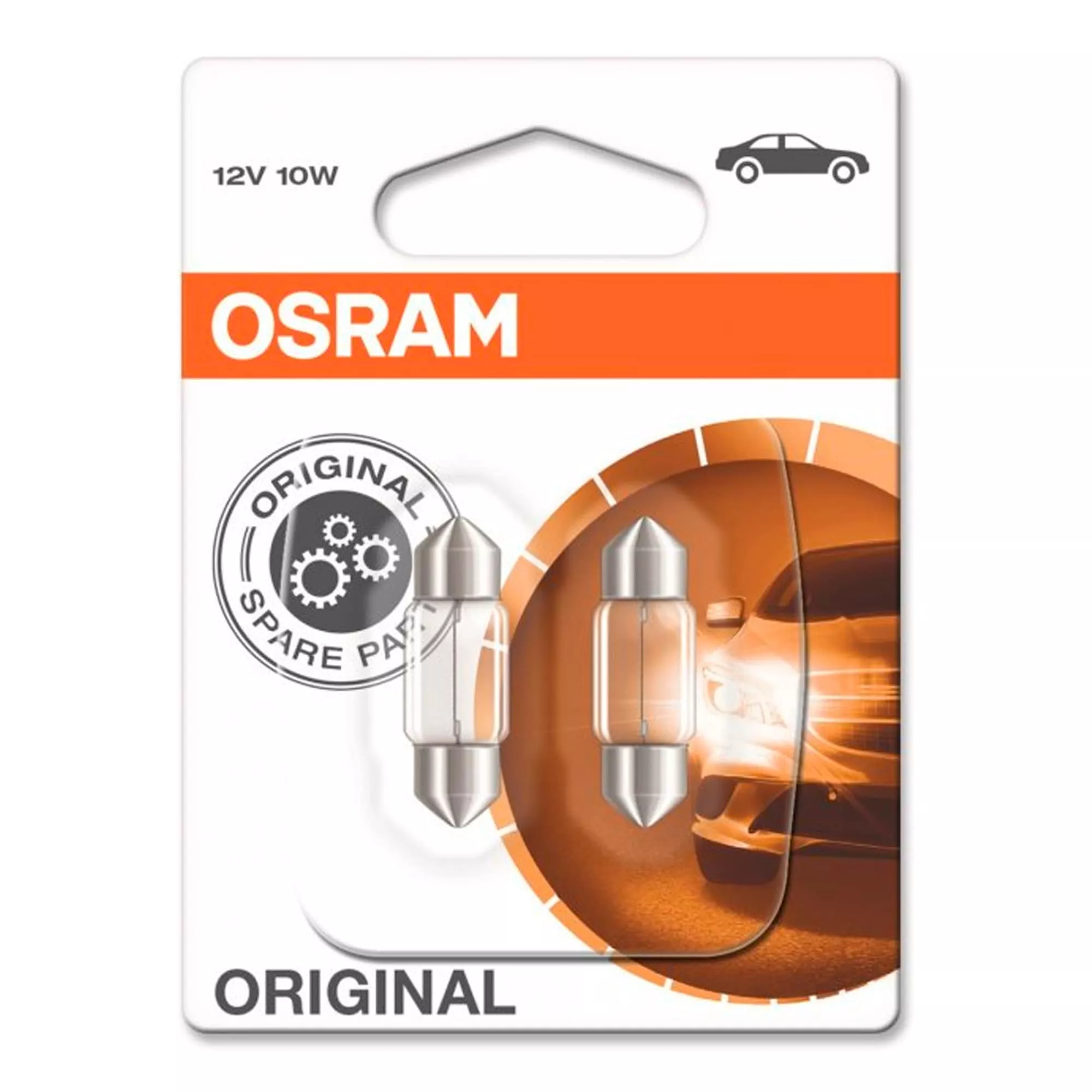 Лампа Osram Original C10W 12V 10W 6438