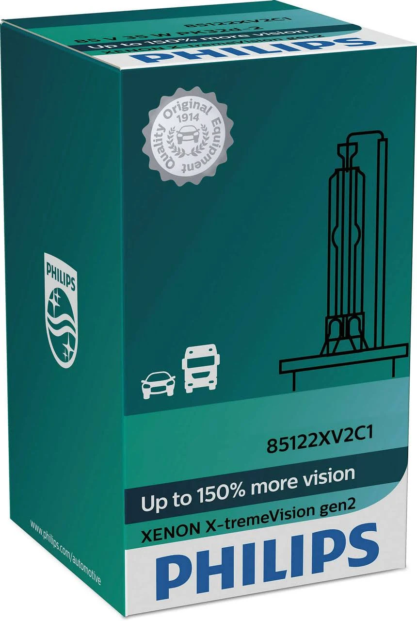 Лампа Philips Xenon X-tremeVision gen2 D1S 85V 35W 85415XV2C1