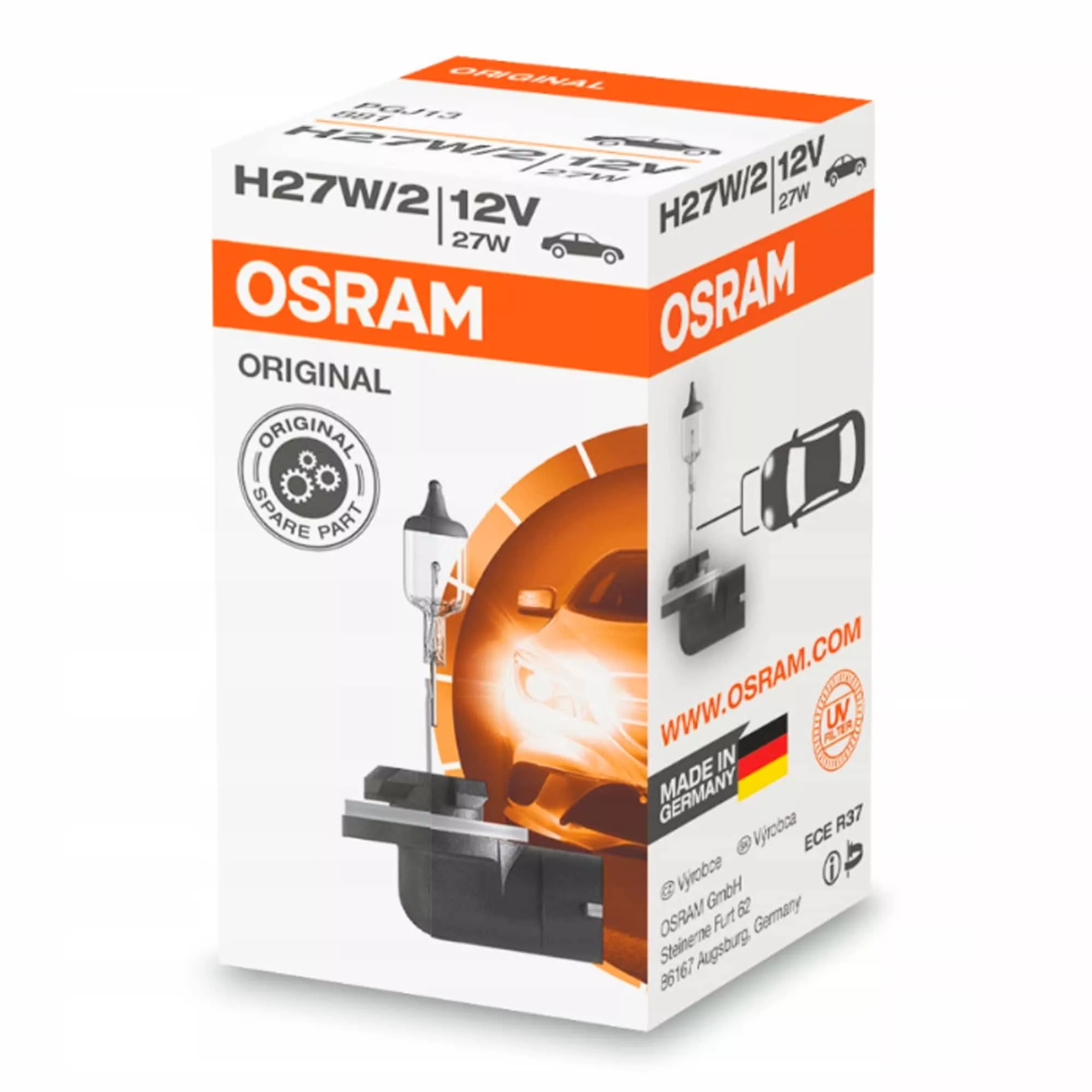 Лампа Osram Original Line H27/2W 12V 27W 881