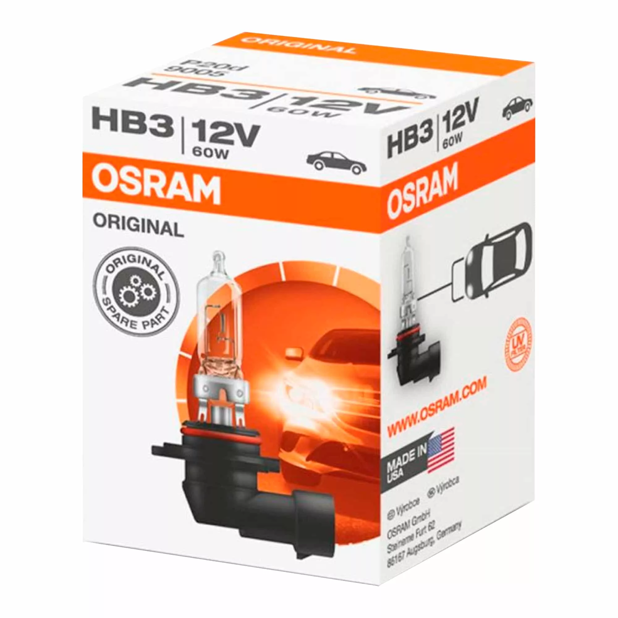 Лампа дальнего света OSRAM 9005 на Honda CROSSTOUR