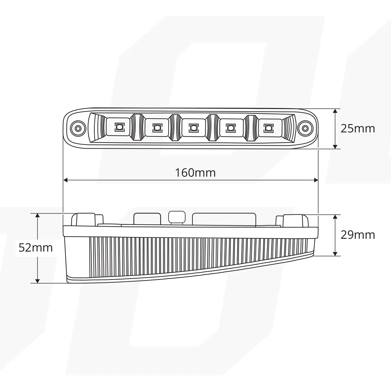 Лампа AMiO 506HP 12/24V 11.52W (01522/015223)