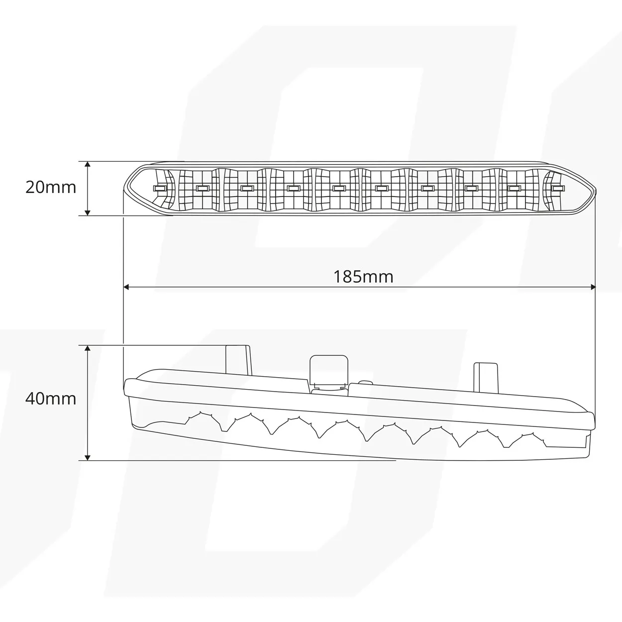 Лампа AMIO DRL 810 ver.3 12V 2.2W (01529) (015292)