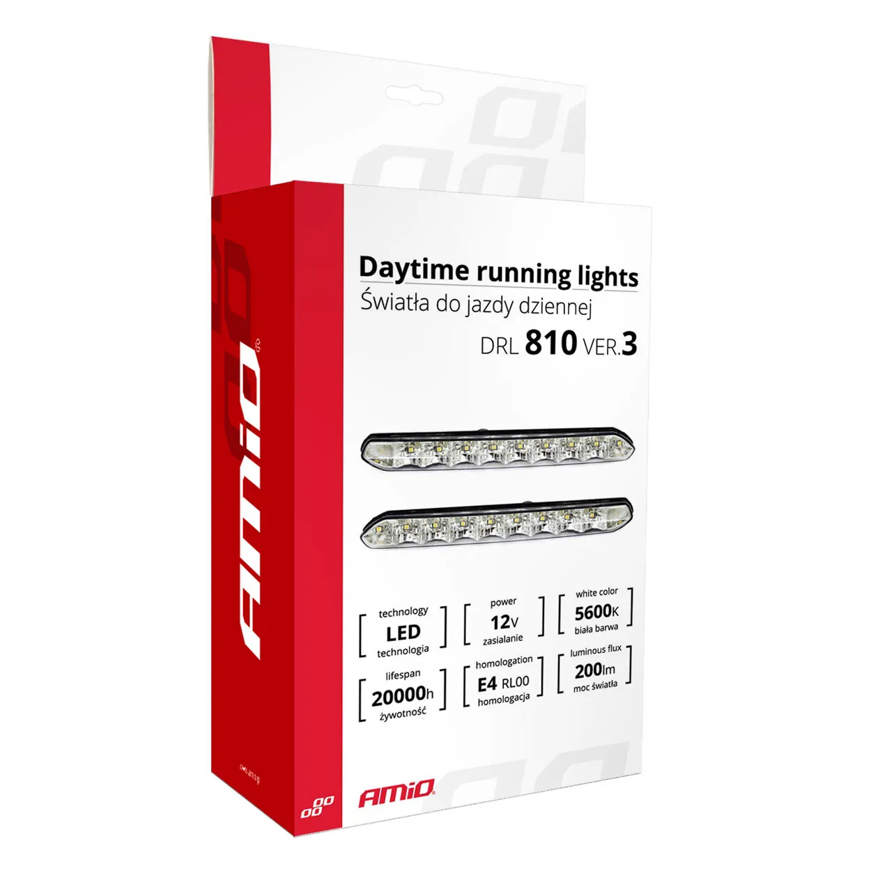Лампа AMIO DRL 810 ver.3 12V 2.2W (01529) (015292)