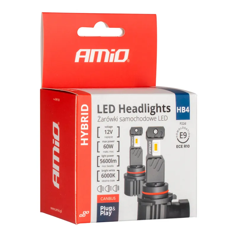 Лампа AMiO HYBRID Series Canbus HB4 12V 60W (04118/041185)