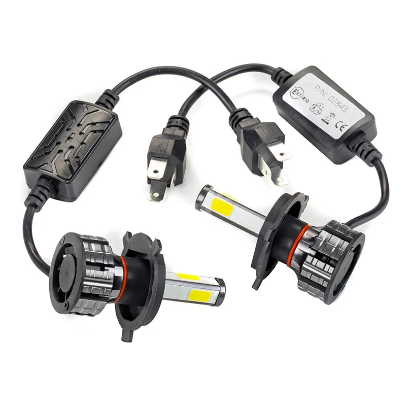 Лампа AMIO LED Headlight COB 4Side Series H4 (02843) (028438)