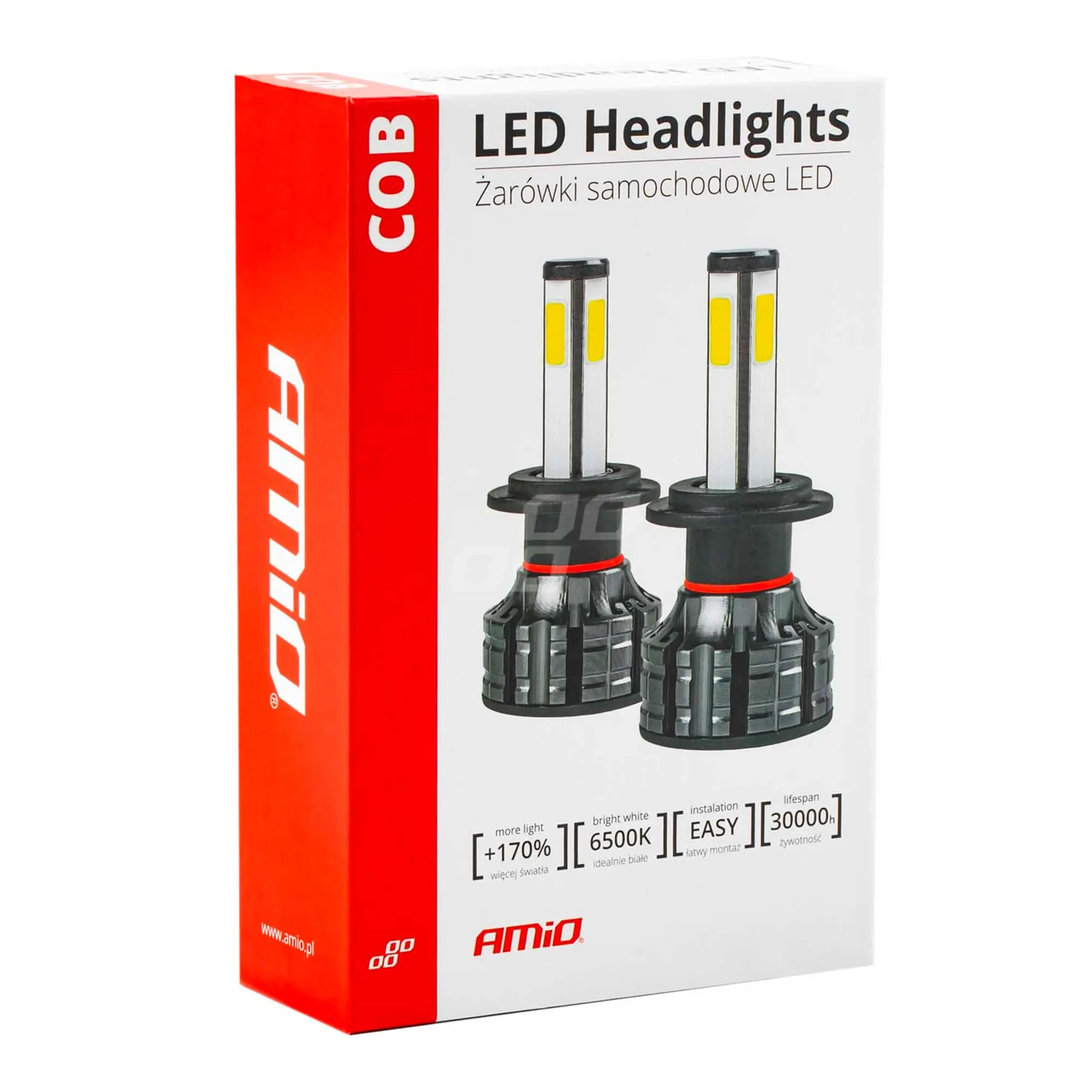 Лампа AMIO LED Headlight COB 4Side Series H8/H9/H11 (02845) (028452)