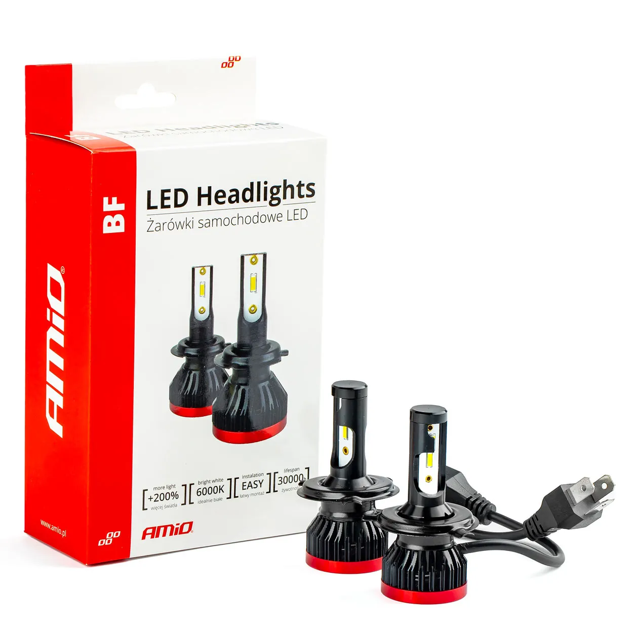 Лампа AMIO LED Headlight H4 BF (02241) (022412)