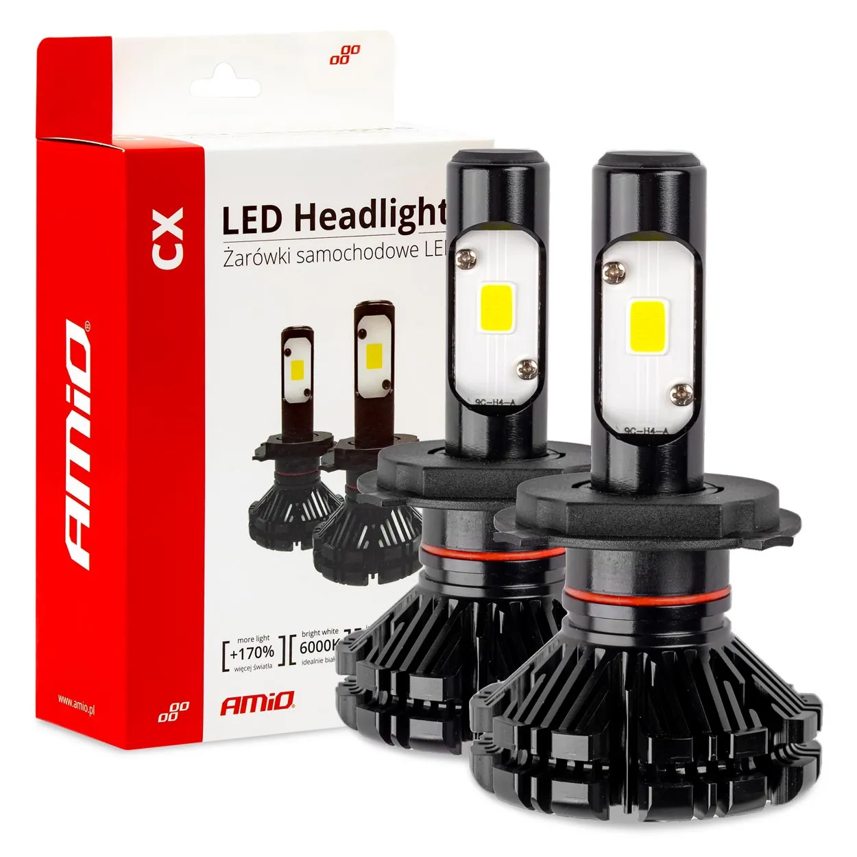 Лампа AMIO LED Headlight H4 CX Series 2018 (01073) (010730)