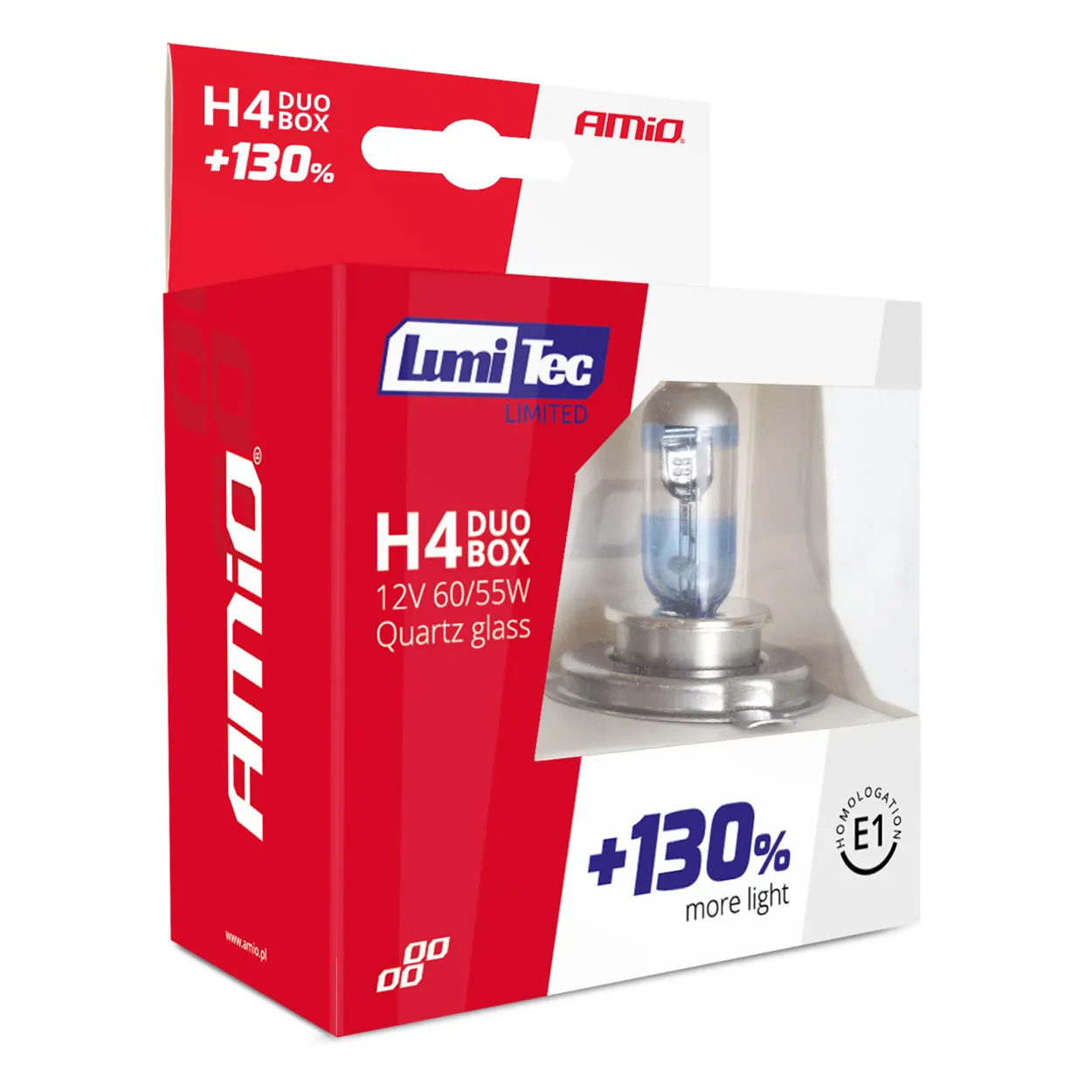 Лампа AMIO LumiTec LIMITED H4 12V 60/55W 2 шт (01405) (014059)