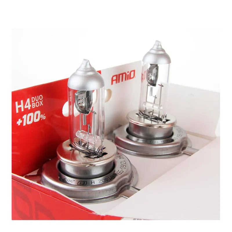Лампа AMIO LumiTec SILVER H4 12V 60/55W 2 шт (01402) (014028)