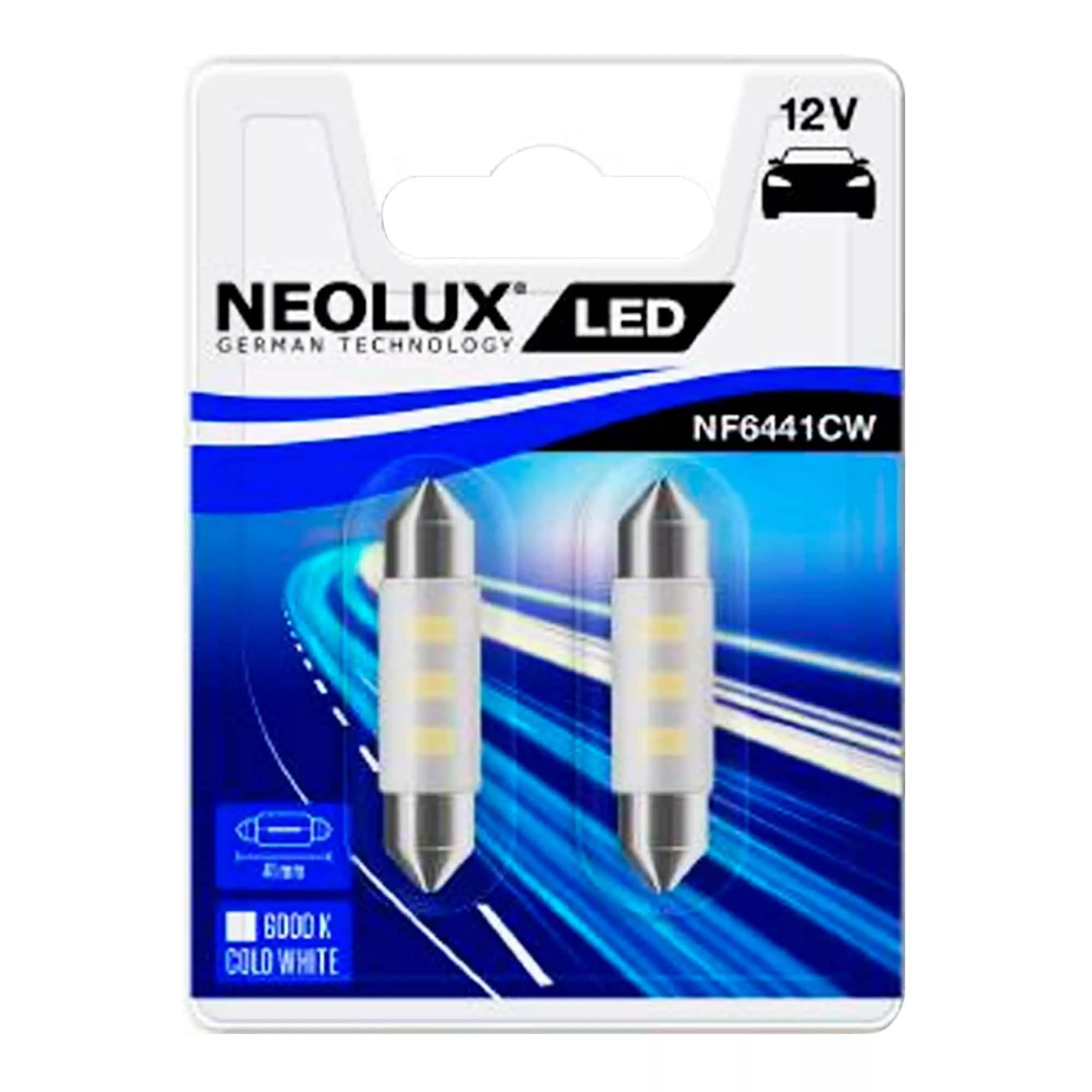 Лампа Neolux C5W 12V 0,5W NF6441CW-02B