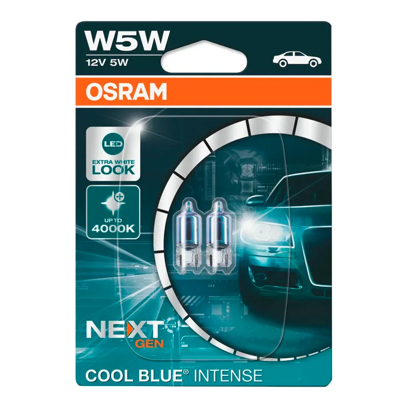 Лампа Osram Cool Blue Intense W5W 12V 5W 2825CBN-02B