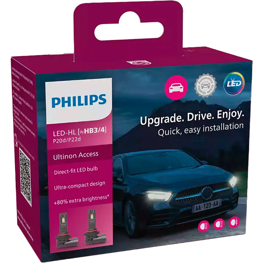 Лампа Philips Ultinon Access 2500 (6000K) LED HB3/HB4 12V 20W 11005U2500CX