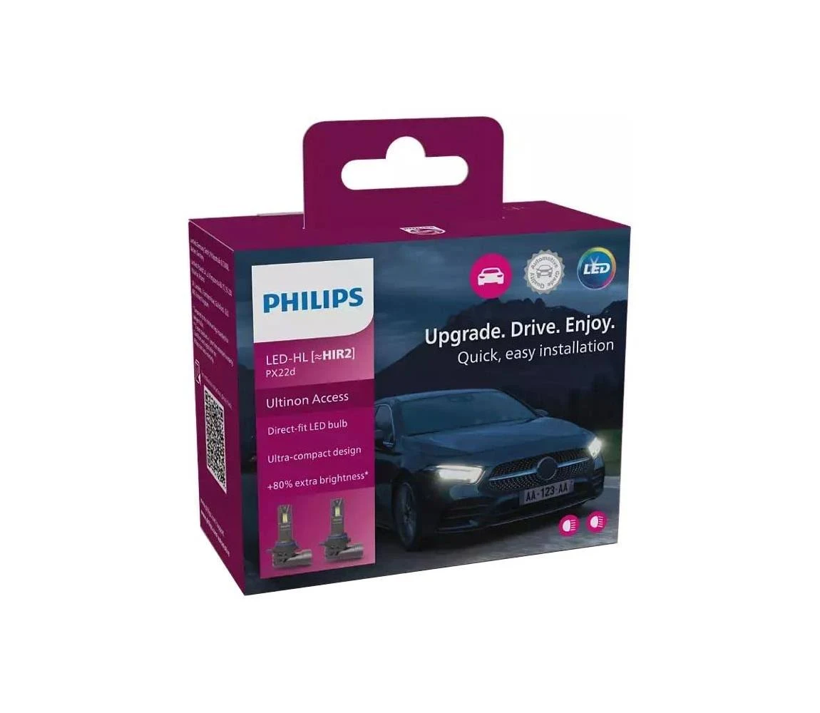 Лампа PHILIPS Ultinon Access 2500 (6000K) LED HIR2 12V 20W 11012U2500CX