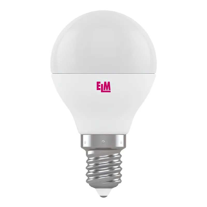 Лампа светодиодная шар ELM 7W E14 4000K (18-0164) Лампа светодиодная шар ELM 7W E14 4000K (18-0164)