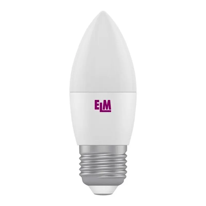 Лампа светодиодная ELM 6W E27 4000K (18-0050) Лампа светодиодная ELM 6W E27 4000K (18-0050)